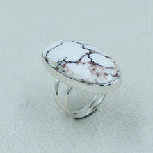 Wild Horse Jasper Sterling Silver Ring Size 9