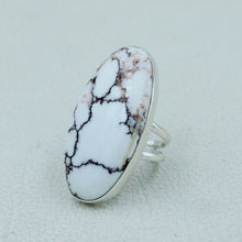 Wild Horse Jasper Sterling Silver Ring Size 9