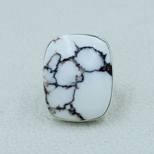 Wild Hoarse Jasper Silver Ring Size 7