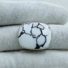 Wild Hoarse Jasper Silver Ring Size 7