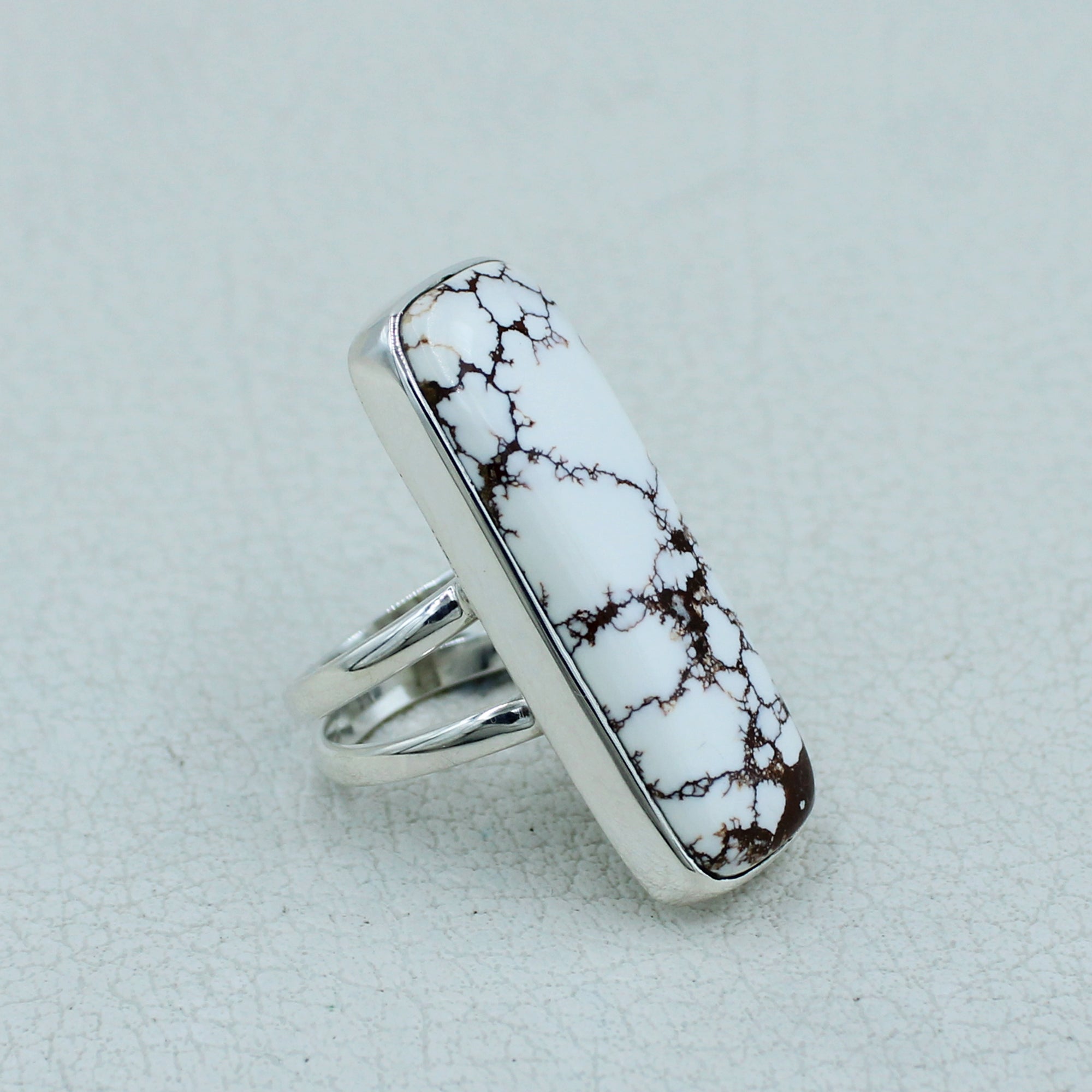 Wild Horse Jasper Sterling Silver Ring