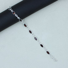 Marquise Black Onyx Sterling Silver Bracelets