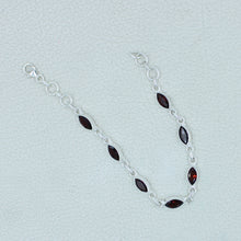 Marquise Black Onyx Sterling Silver Bracelets