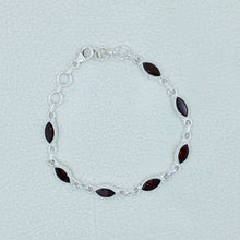 Marquise Black Onyx Sterling Silver Bracelets