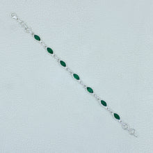 Marquise Black Onyx Sterling Silver Bracelets