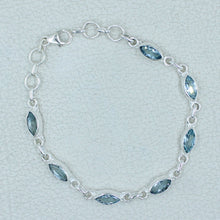 Marquise Black Onyx Sterling Silver Bracelets