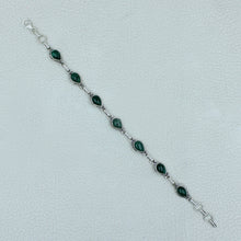 925 Sterling Silver Malachite Bracelets