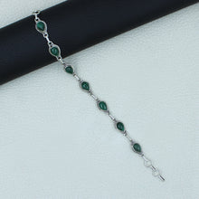 925 Sterling Silver Malachite Bracelets