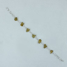 Rough Citrine Bracelets in 925 Sterling Silver