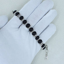 Black Onyx Sterling Silver Bracelets