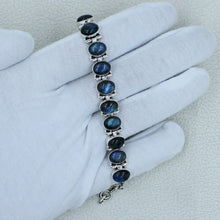 Labradorite Solid SterlBing Silver Bracelets