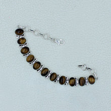 Tiger Eye Sterling Silver Bracelets