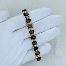 Tiger Eye Sterling Silver Bracelets