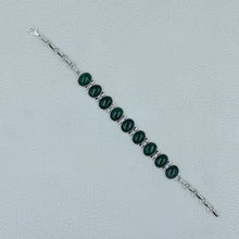 925 Sterling Silver Malachite Bracelets
