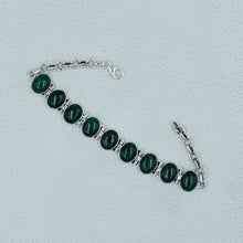 925 Sterling Silver Malachite Bracelets