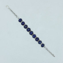 Lapis Lazuli Jewelry - Sterling Silver Lapis Bracelet