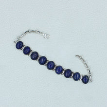Lapis Lazuli Jewelry - Sterling Silver Lapis Bracelet