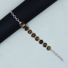 Tigers Eye Sterling Silver Bracelets