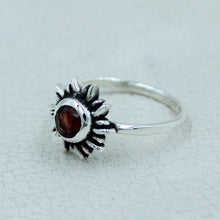 Handcrafted Amethyst Sunburst Ring