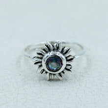 Handcrafted Amethyst Sunburst Ring