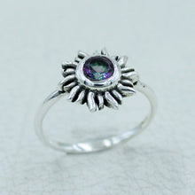 Handcrafted Amethyst Sunburst Ring