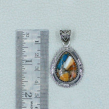 925 Sterling Silver Turquoise Handmade Pendant
