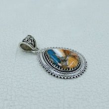 925 Sterling Silver Turquoise Handmade Pendant