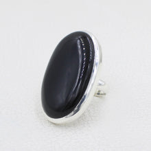 Black Onyx Jewelry - Sterling Silver Onyx Ring Size 9