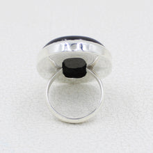 Black Onyx Jewelry - Sterling Silver Onyx Ring Size 9