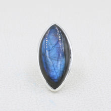 Labradorite Ring Sterling Silver Labradorite Jewelry Men's Labradorite Ring
