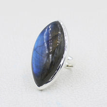 Labradorite Ring Sterling Silver Labradorite Jewelry Men's Labradorite Ring