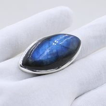 Labradorite Ring Sterling Silver Labradorite Jewelry Men's Labradorite Ring