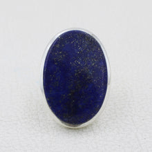 Large Lapis Lazuli with Pyrite - Top Quality Lapis Ring