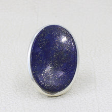 Large Lapis Lazuli with Pyrite - Top Quality Lapis Ring