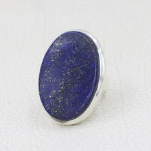 Large Lapis Lazuli with Pyrite - Top Quality Lapis Ring