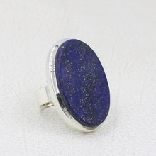 Large Lapis Lazuli with Pyrite - Top Quality Lapis Ring