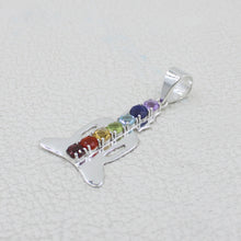 Seven Chakra Buddha Sterling Silver Pendant