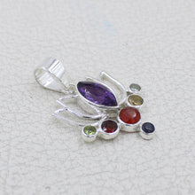 Lotus Necklace 925 Sterling Silver Chakra Lotus Flower Pendant