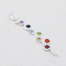 Healing Silver Pendant Gemstone Unisex Jewelry