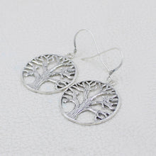 925 Sterling Silver Tree of Life Earrings