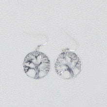 925 Sterling Silver Tree of Life Earrings