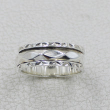 925 Sterling Silver Ring, Silver Ring, Man Band Ring, Hammered Ring,