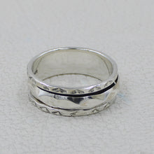 925 Sterling Silver Ring, Silver Ring, Man Band Ring, Hammered Ring,