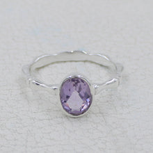 Amethyst Sterling Silver Ring