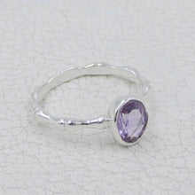 Amethyst Sterling Silver Ring
