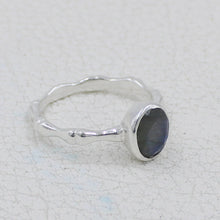 Oval Labradorite Ring