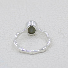 Oval Labradorite Ring
