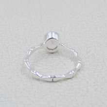 Rose Quartz Silver Gift Ring