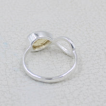 Citrine Birthstone Silver Ring