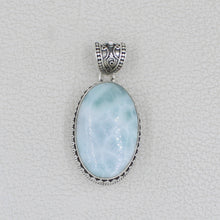 925 Sterling Silver Designer Larimar Pendant